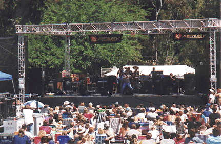 la scene de concert